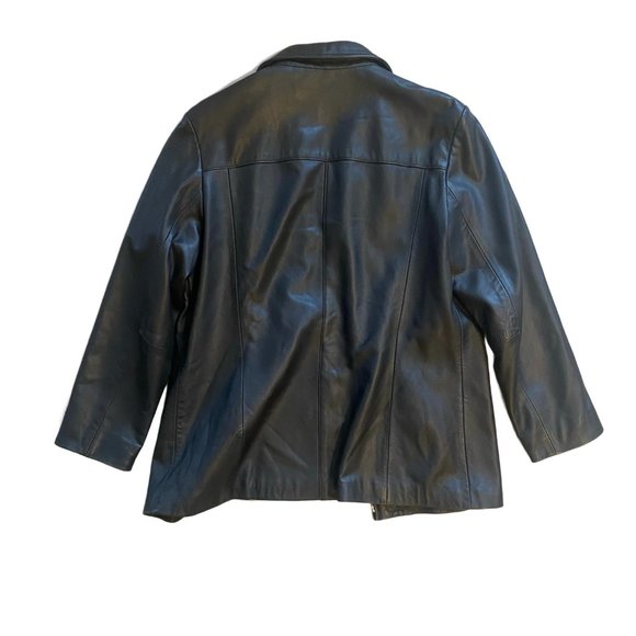 Leather Alfani Womens Jacket - Picture 4 of 5